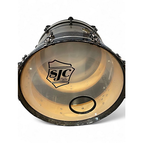 Used SJC 3 Piece 3 Piece Acrylic Maple Acrylic Drum Kit