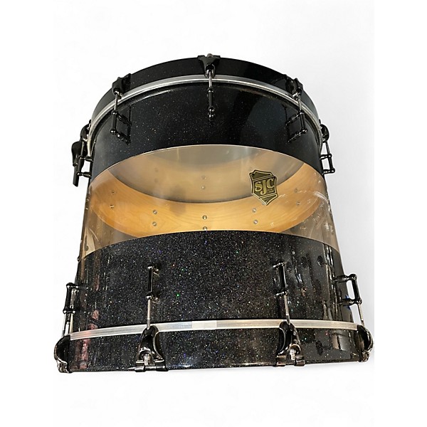 Used SJC 3 Piece 3 Piece Acrylic Maple Acrylic Drum Kit