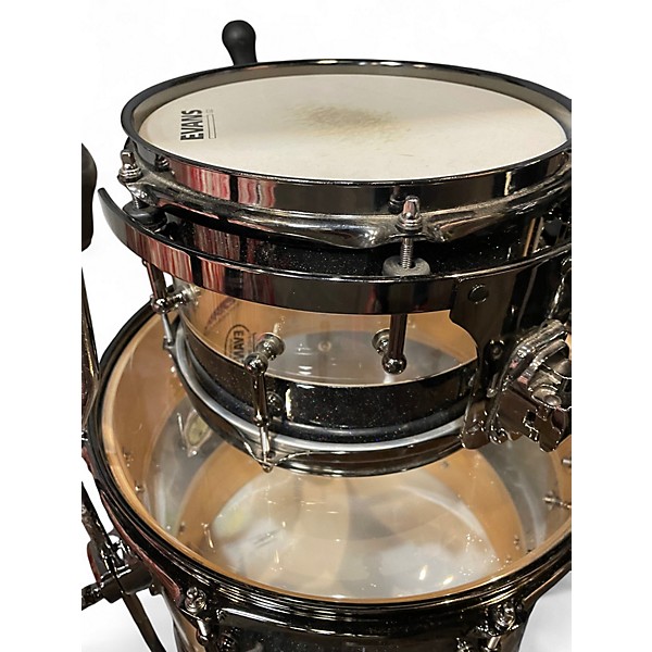 Used SJC 3 Piece 3 Piece Acrylic Maple Acrylic Drum Kit
