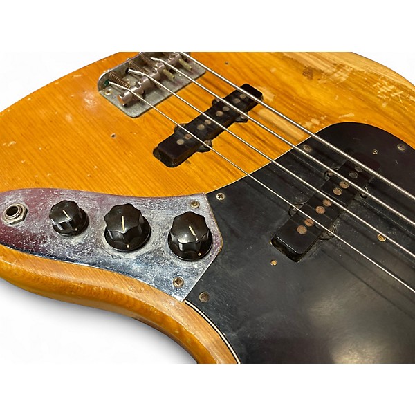 Vintage 1976 Fender 1970S Jazz Bass Natural Electric Bass Guitar