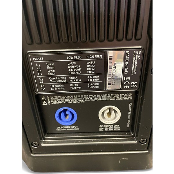 Used RCF HDM45 Powered Speaker