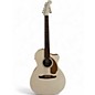 Used Fender Newporter Player WHITE Acoustic Electric Guitar thumbnail