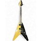 Vintage 1985 Gibson Rudolph Schenker Flying V Black and White Solid Body Electric Guitar thumbnail