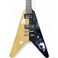 Vintage 1985 Gibson Rudolph Schenker Flying V Black and White Solid Body Electric Guitar