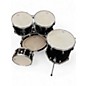 Used Ludwig 5 Piece Classic Maple Black Drum Kit
