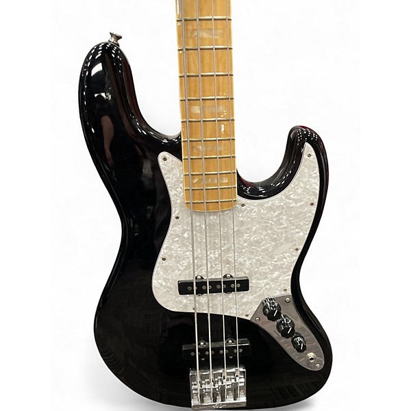 Used Fender USA Geddy Lee Signature Jazz Bass Black Electric Bass Guitar
