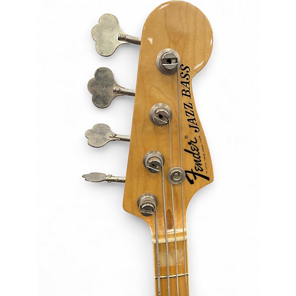 Used Fender USA Geddy Lee Signature Jazz Bass Black Electric Bass Guitar