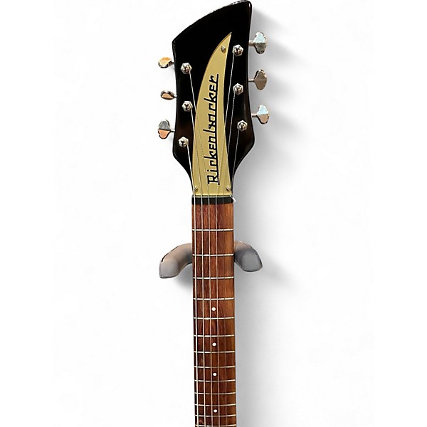 Used 2009 Rickenbacker 325C58 Black and Gold Hollow Body Electric Guitar