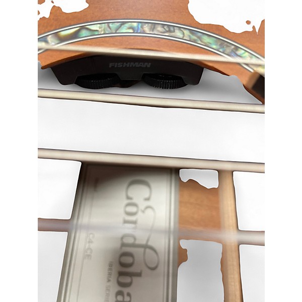 Used Cordoba C4CE 2 Color Sunburst Classical Acoustic Electric Guitar