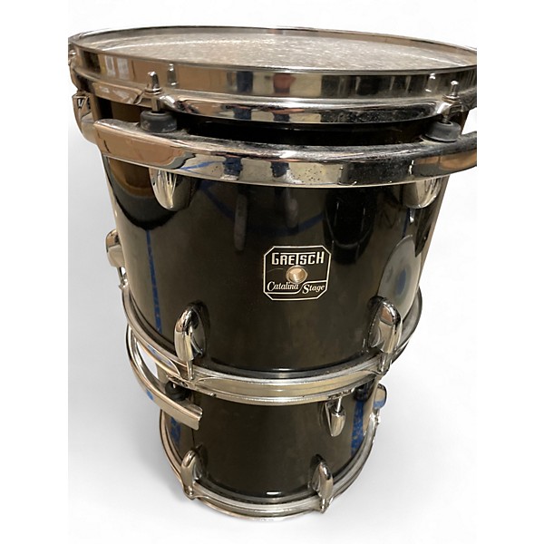 Used Gretsch Drums 4 Piece CATALINA STAGE Black Drum Kit