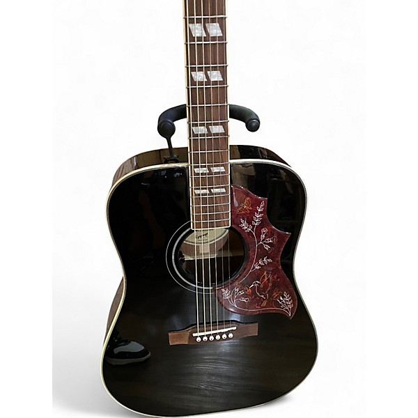 Used Epiphone HUMMINGBIRD STUDIO Ebony Acoustic Electric Guitar