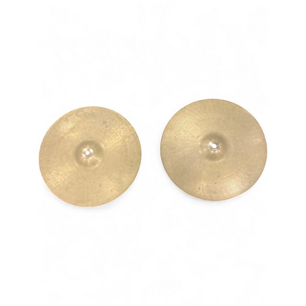 Used UFIP 15in BRAVO HI HAT PAIR Cymbal