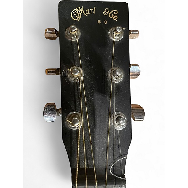 Used Martin DXCE Black Acoustic Electric Guitar