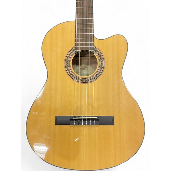 Used Lucero LC100CE Natural Classical Acoustic Electric Guitar