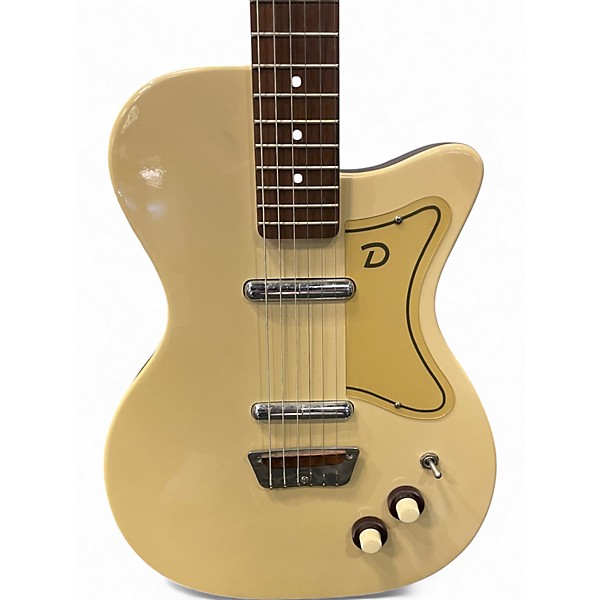 Used Danelectro 56 U-2 Reissue Maltshop Creme Solid Body Electric Guitar