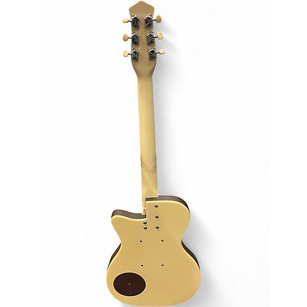 Used Danelectro 56 U-2 Reissue Maltshop Creme Solid Body Electric Guitar
