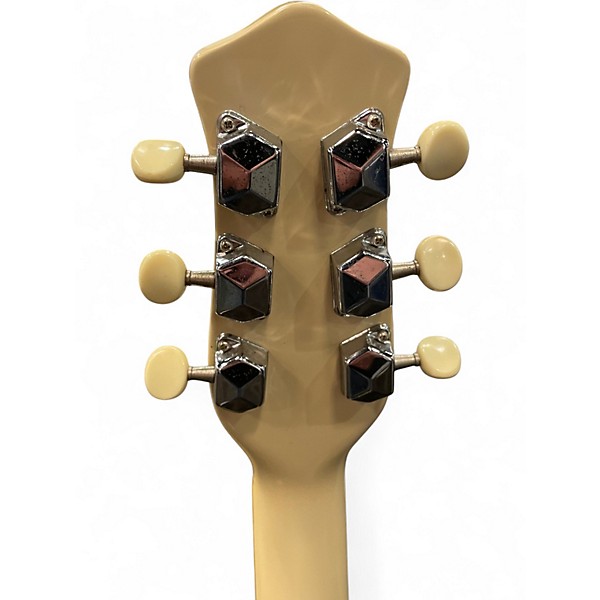 Used Danelectro 56 U-2 Reissue Maltshop Creme Solid Body Electric Guitar