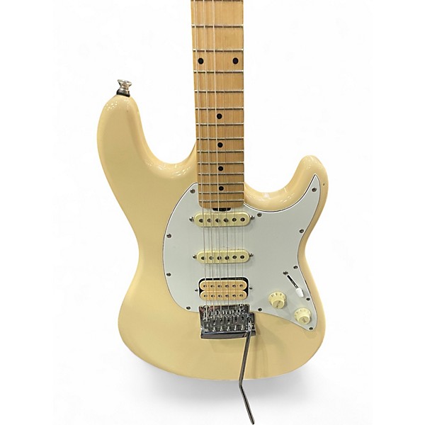 Used Sterling by Music Man CT30-HSS Cutlass Vintage White Solid Body Electric Guitar