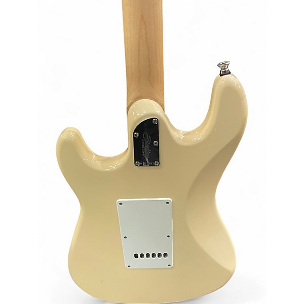 Used Sterling by Music Man CT30-HSS Cutlass Vintage White Solid Body Electric Guitar