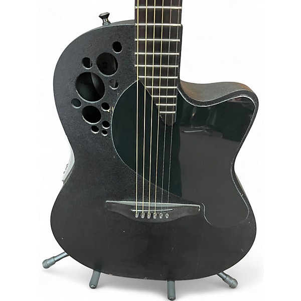 Used Ovation 1778TX-5 Elite Black Acoustic Electric Guitar