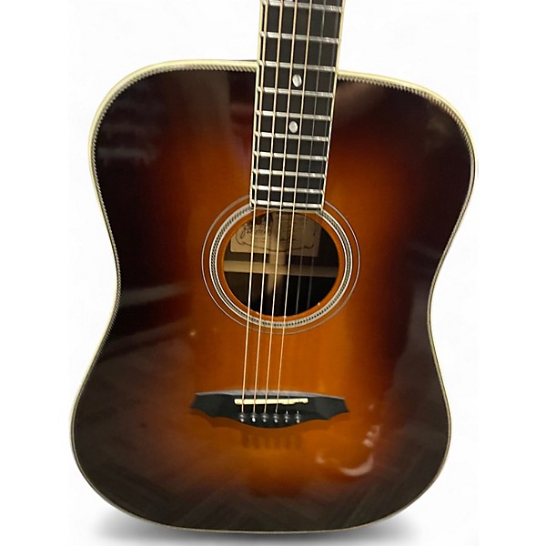 Used Framus FD-28N 2 Color Sunburst Acoustic Electric Guitar