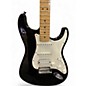 Used 2010 Fender Standard Stratocaster HSS Black Solid Body Electric Guitar thumbnail