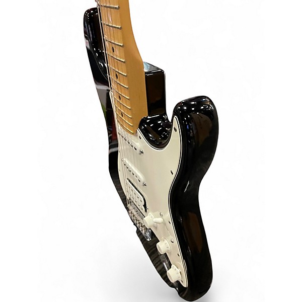 Used 2010 Fender Standard Stratocaster HSS Black Solid Body Electric Guitar