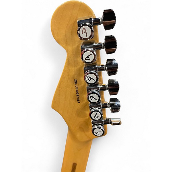 Used 2010 Fender Standard Stratocaster HSS Black Solid Body Electric Guitar