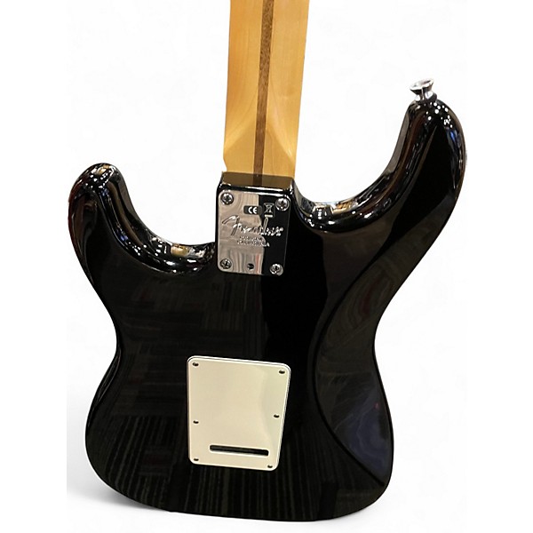 Used 2010 Fender Standard Stratocaster HSS Black Solid Body Electric Guitar
