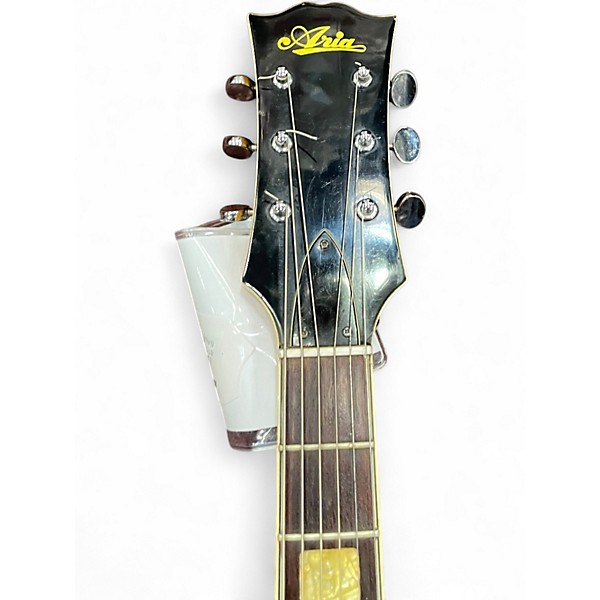 Used 1970s Aria 5210T 3 Tone Sunburst Hollow Body Electric Guitar