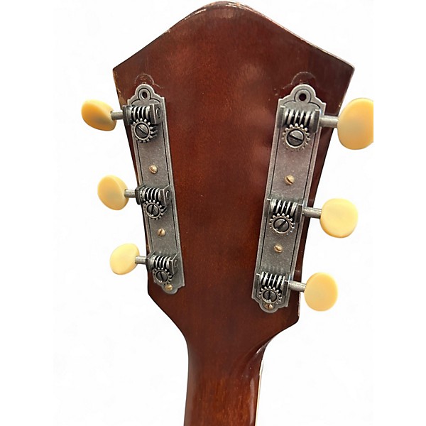 Vintage 1960s Harmony H1260 Natural Acoustic Guitar