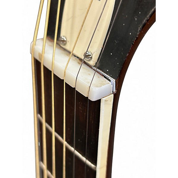 Vintage 1960s Harmony H1260 Natural Acoustic Guitar