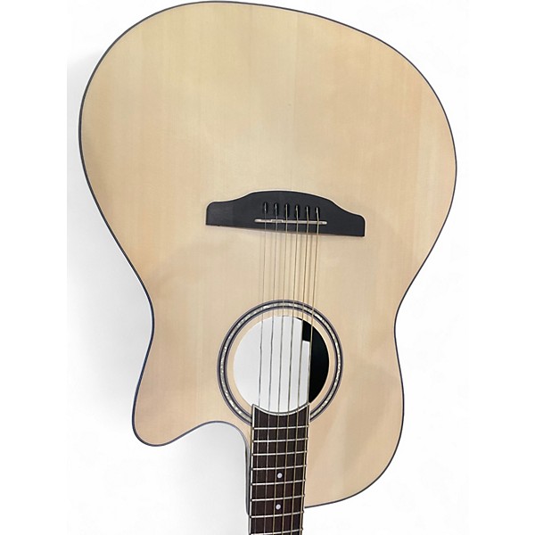 Used Applause ab24-4s Natural Acoustic Electric Guitar