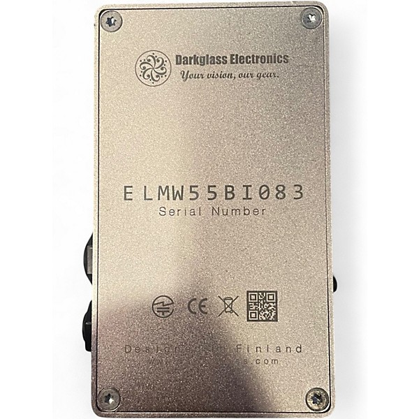 Used Dark Glass ELEMENT CAB SIM Bass Effect Pedal