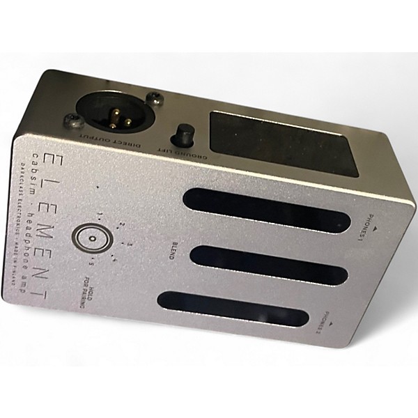 Used Dark Glass ELEMENT CAB SIM Bass Effect Pedal