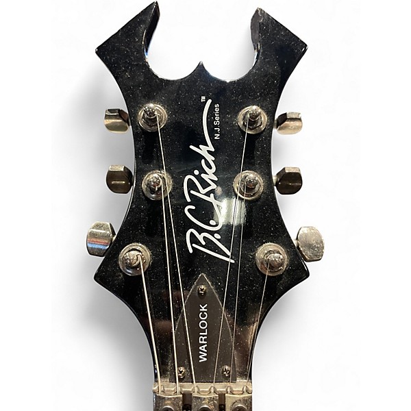 Used B.C. Rich Warlock Black Solid Body Electric Guitar