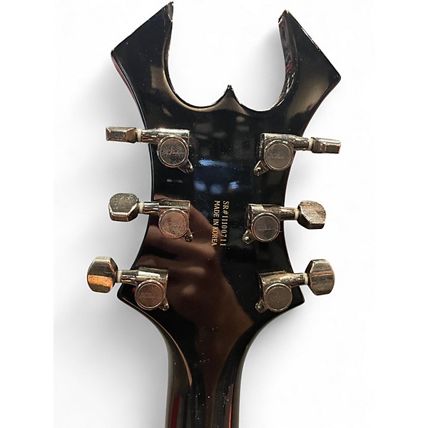 Used B.C. Rich Warlock Black Solid Body Electric Guitar