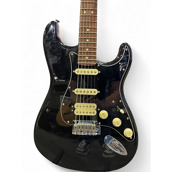 Used Fender Player Stratocaster HSS Black Solid Body Electric Guitar