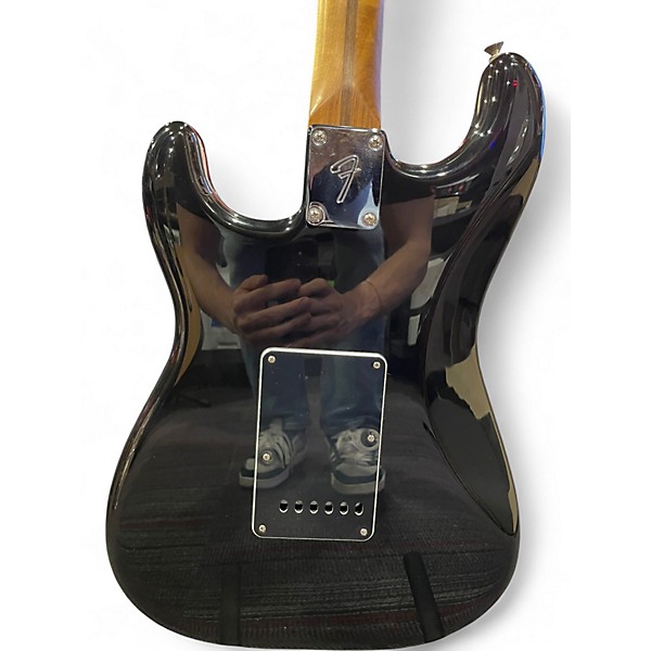 Used Fender Player Stratocaster HSS Black Solid Body Electric Guitar