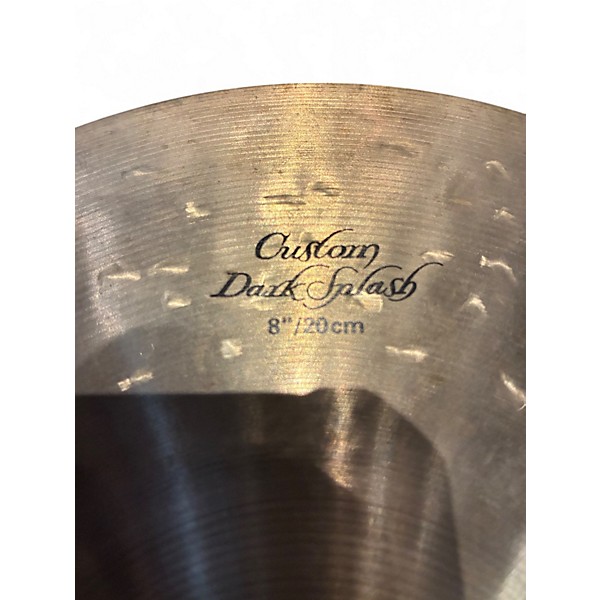 Used Zildjian 8in K Custom Dark Splash Cymbal