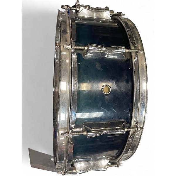 Used Yamaha 14in WOOD SHELL Blue Drum