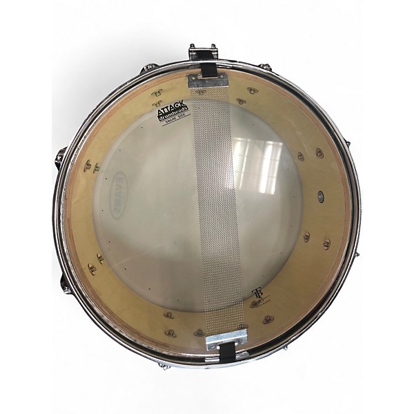 Used Yamaha 14in WOOD SHELL Blue Drum