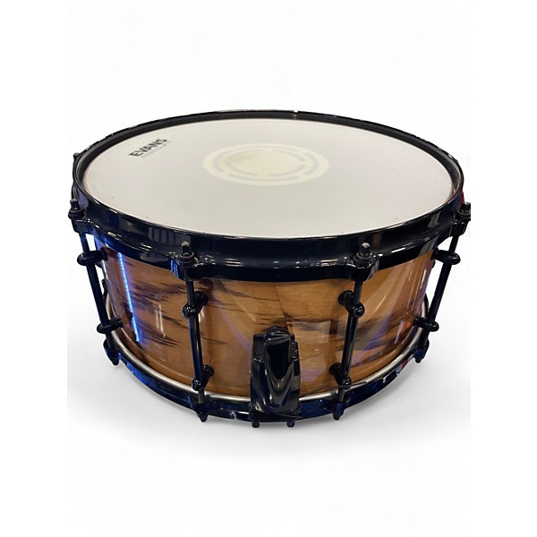 Used ddrum 14in Dios Series Zebra Wood Drum