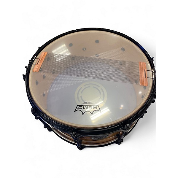 Used ddrum 14in Dios Series Zebra Wood Drum