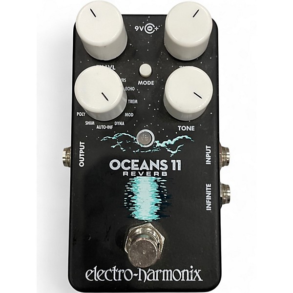 Used Electro-Harmonix Oceans 11  Reverb Effect Pedal