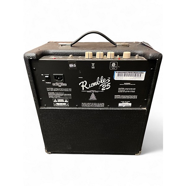 Used Fender Rumble 25 25W 1x10 Bass Combo Amp