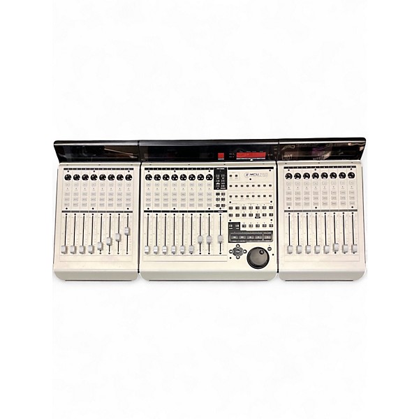 Used Mackie MCU PRO WITH 2 EXTENDERS Control Surface