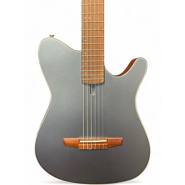 Used Ibanez FRH10N-IBF Indigo Blue Metallic Classical Acoustic Electric Guitar