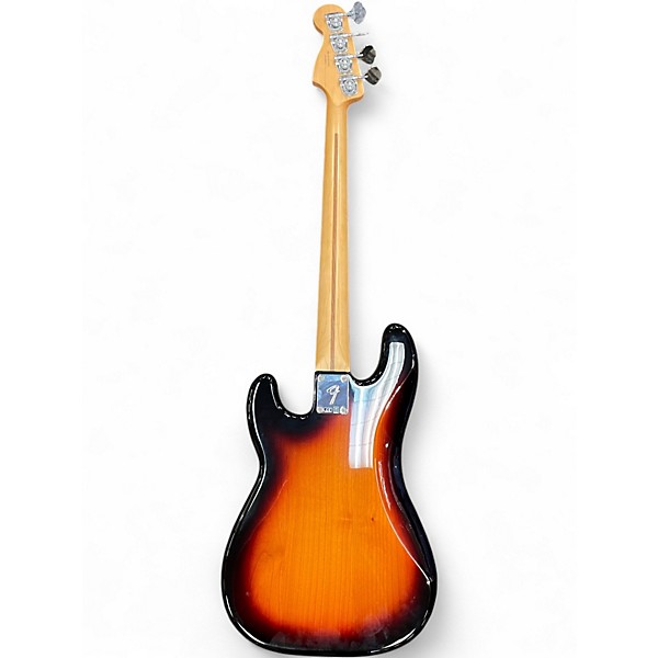 Used Fender Player Precision Bass 3 Color Sunburst Electric Bass Guitar