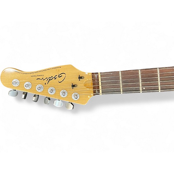 Used Godin FREEWAY CLASSIC Blue Solid Body Electric Guitar
